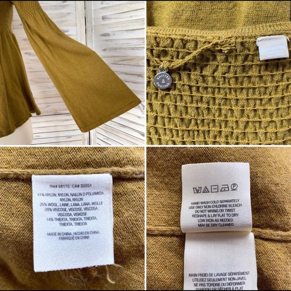 Knitted + Knotted Smocked Sweater - Picture 6 of 7